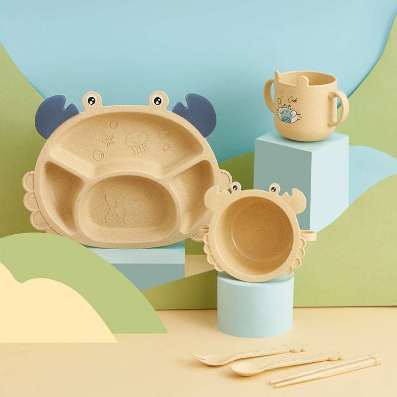 Cute Crab Set Food for Babies and Kids