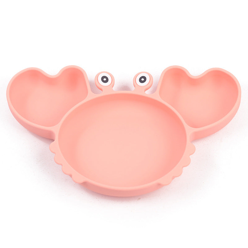 Cute Crab Food Plates for Babies and Kids