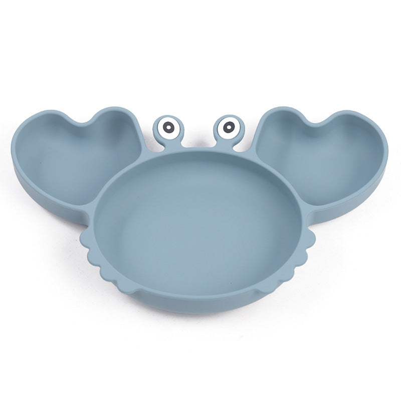 Cute Crab Food Plates for Babies and Kids