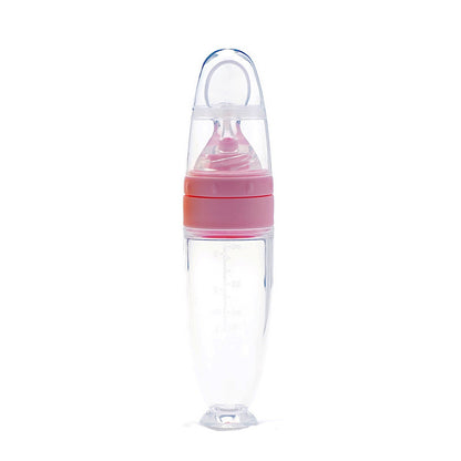 Baby Feeding Bottle with Spoon