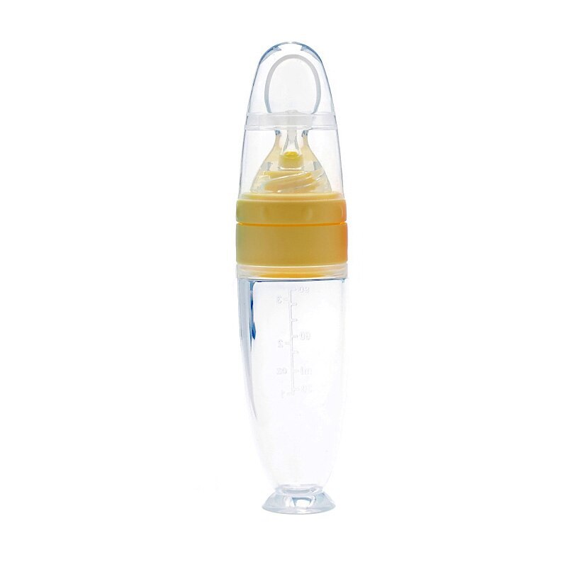 Baby Feeding Bottle with Spoon