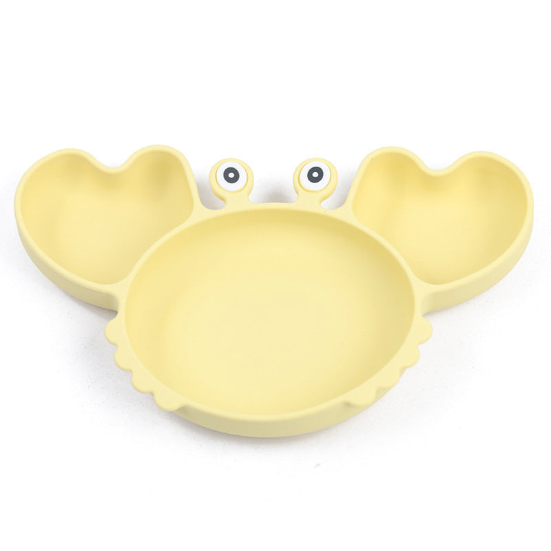 Cute Crab Food Plates for Babies and Kids