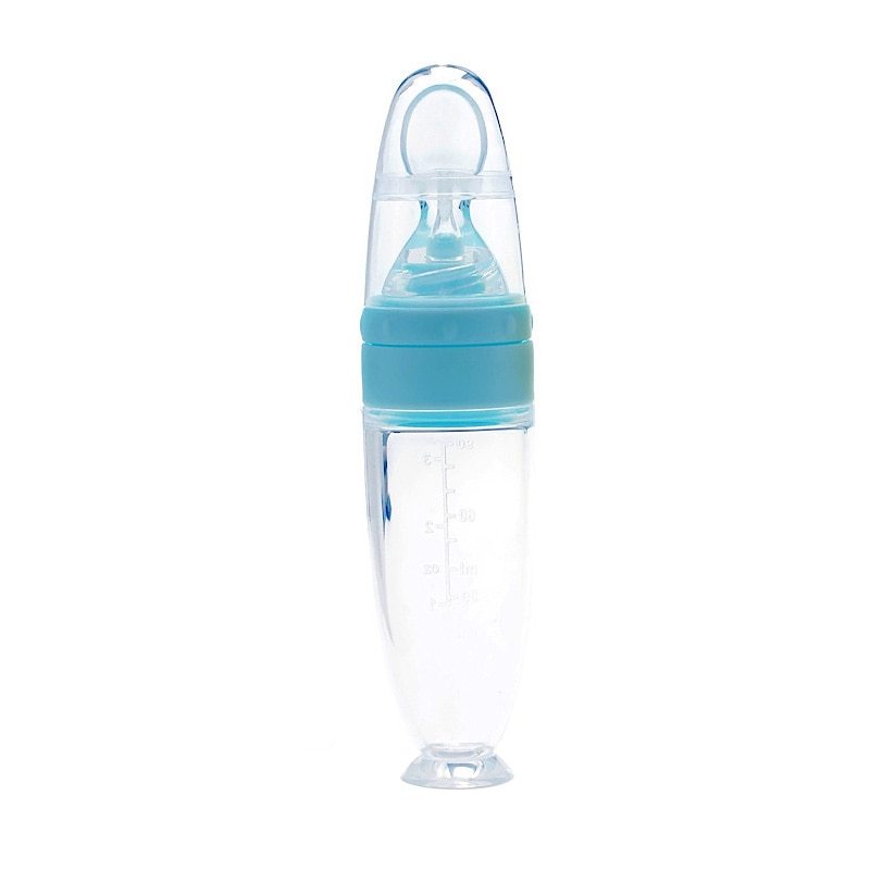 Baby Feeding Bottle with Spoon