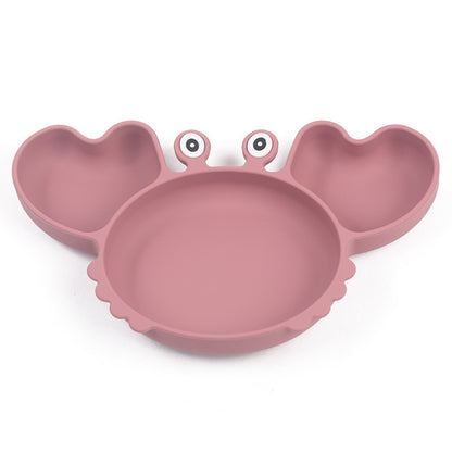 Cute Crab Food Plates for Babies and Kids