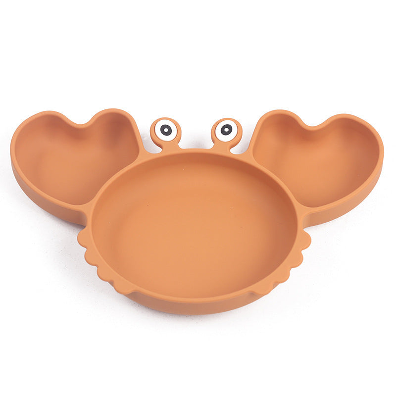 Cute Crab Food Plates for Babies and Kids